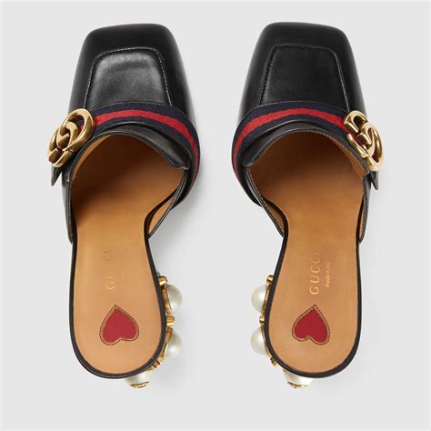 gucci mules heels